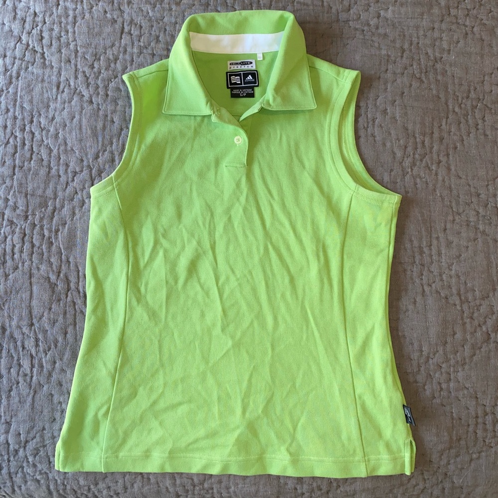 adidas Lime Green Tank Top